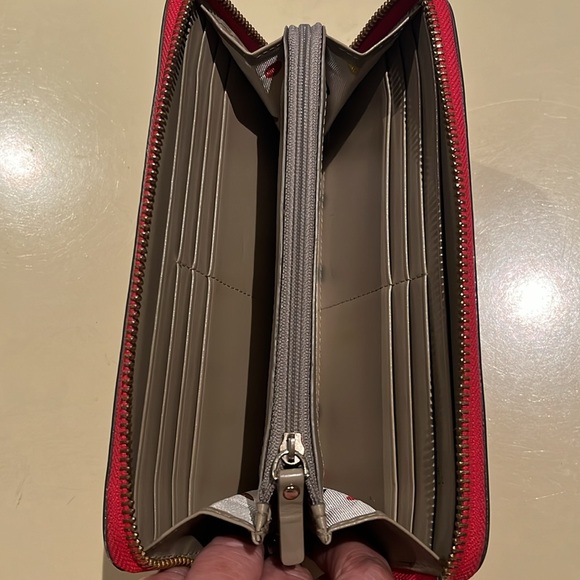 ♠️Kate Spade Large Zip Continental Wallet Deep Pink - Picture 16 of 16